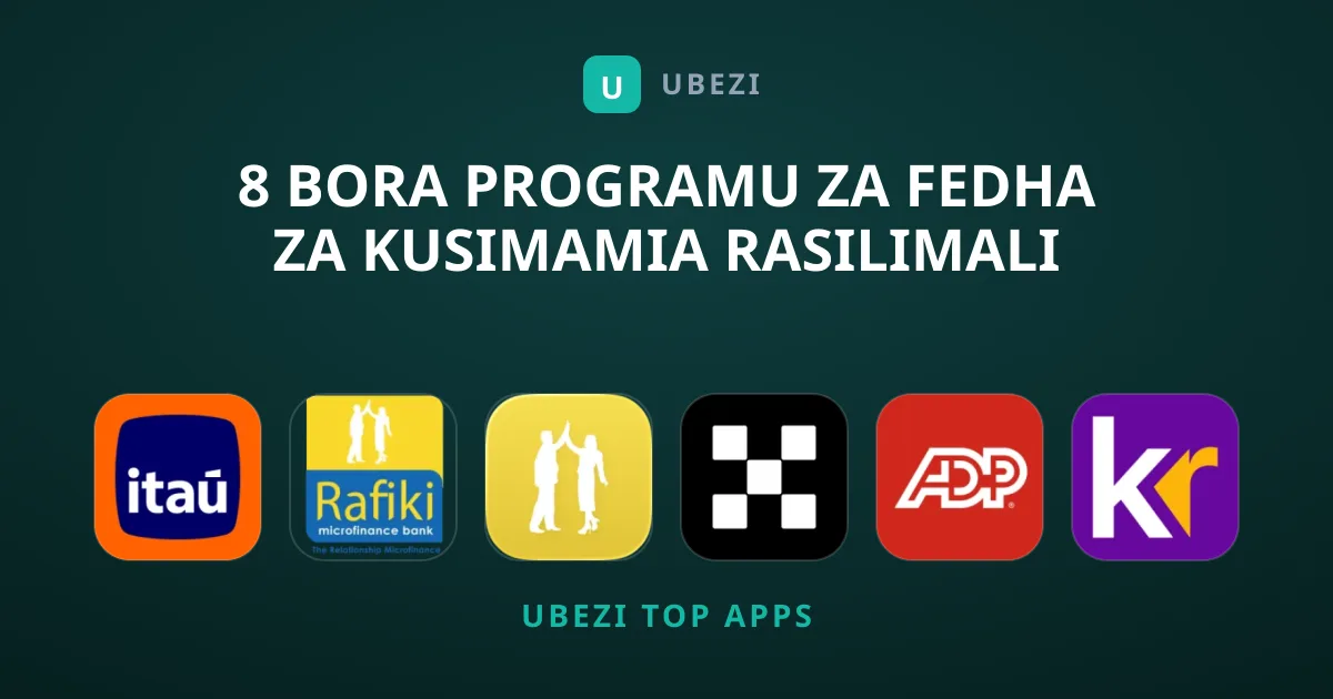 8 Bora Programu Za Fedha Za Kusimamia Rasilimali Zako
